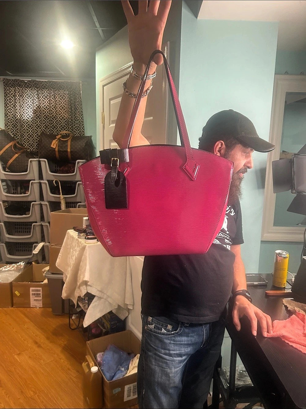 Louis Vuitton Saint Jacques GM Pink Tote Bag